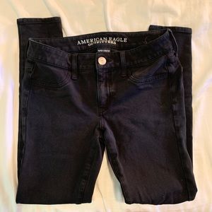 Black American Eagle jeggings